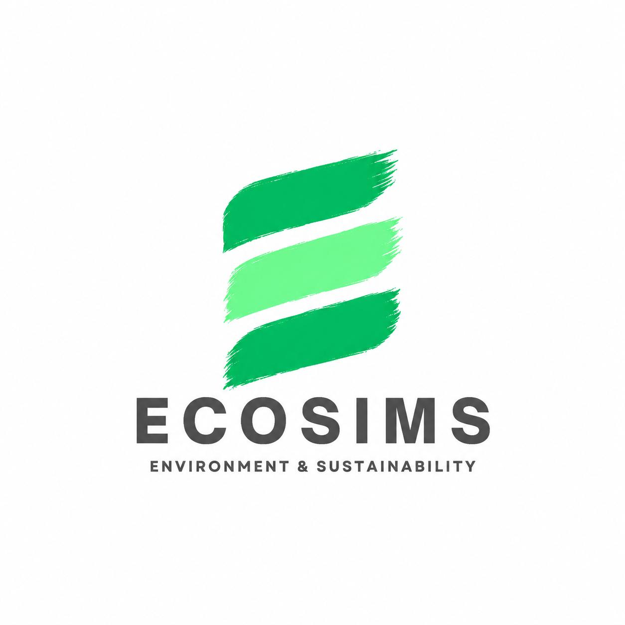 Ecosims Environment & Sustainability logo
